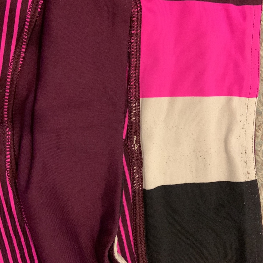Lululemon Run Hyper Stripe Raspberry Glo Light Plum Pow Stripe Raspberry - Picture 6 of 6